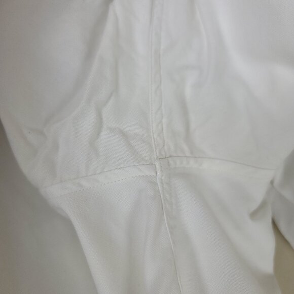 Z Zegna Men's White Button Down Shirt Small Long Sleeve Dress Work Classic - Picture 10 of 13